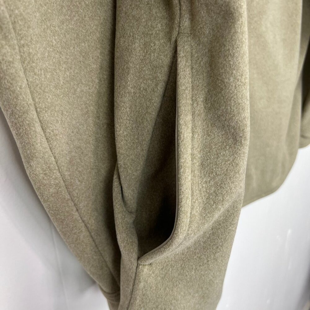 Kirkland Signature Tan Soft Fleece Flap Pocket Shacket Shirt Jacket Men Large
