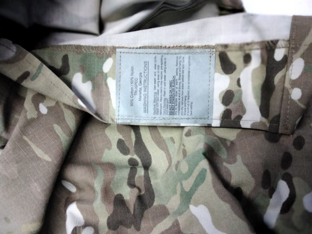 TRU-SPEC NYCO RIpstop Multicam BDU Shirt 2 Pocket W/Sleeve Pockets Size 2X-Reg
