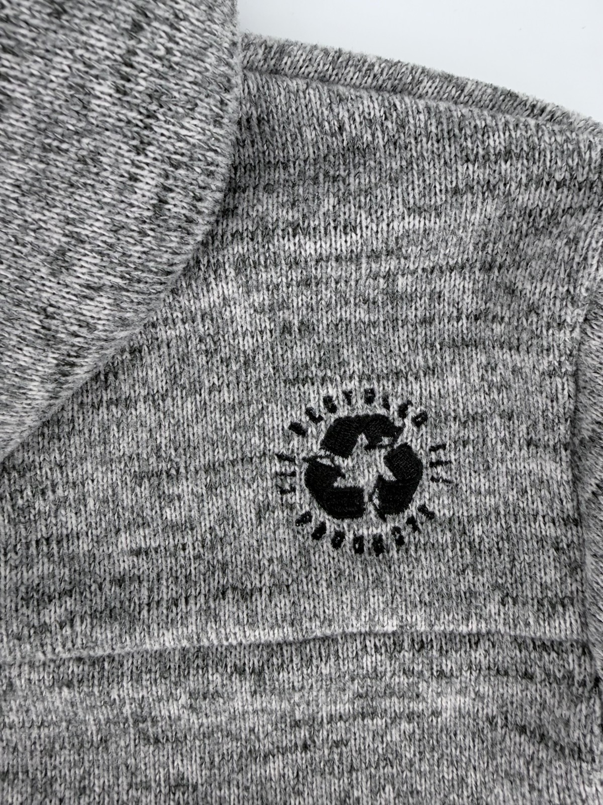 Picture Organic Marco Polartec Hooded Fleece Jacket Mens L Gray Full Zip