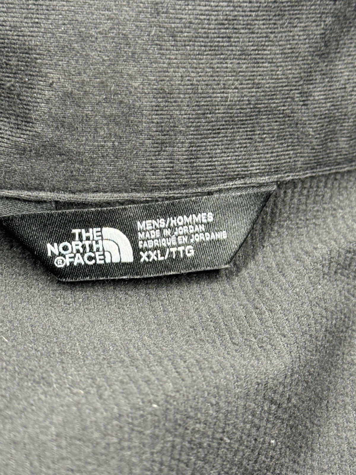 The North Face Mens Jacket 2XL Black Windwall Full Zip Hiking Walking