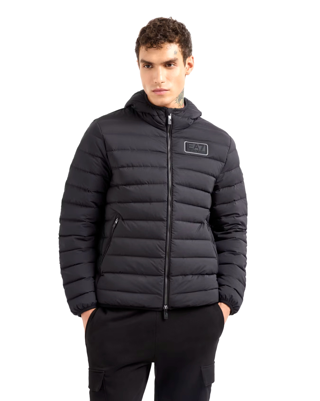 EMPORIO ARMANI EA7 6DPB16 PNHAZ DOWN JACKET MEN HOOD POLYESTER