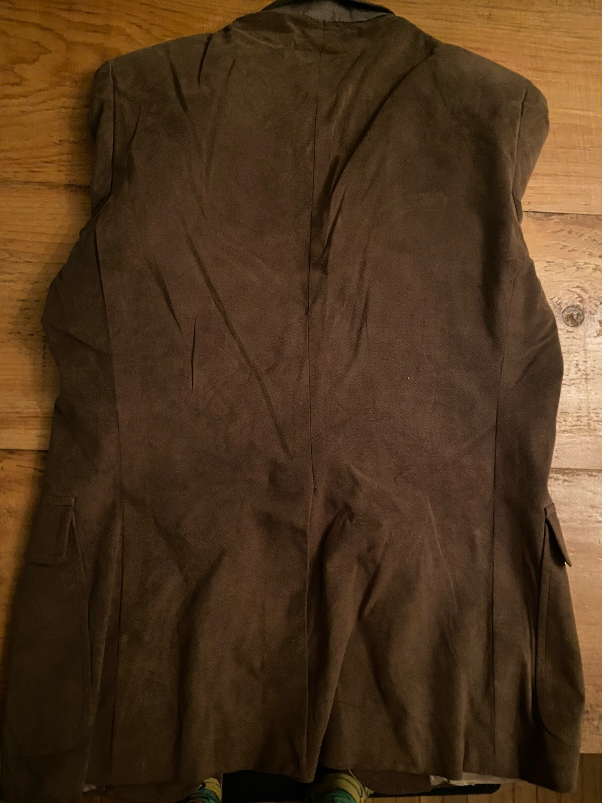 Perlis New Orleans Mens Brown Jacket Professional Clean Only Vintage 60s-70s