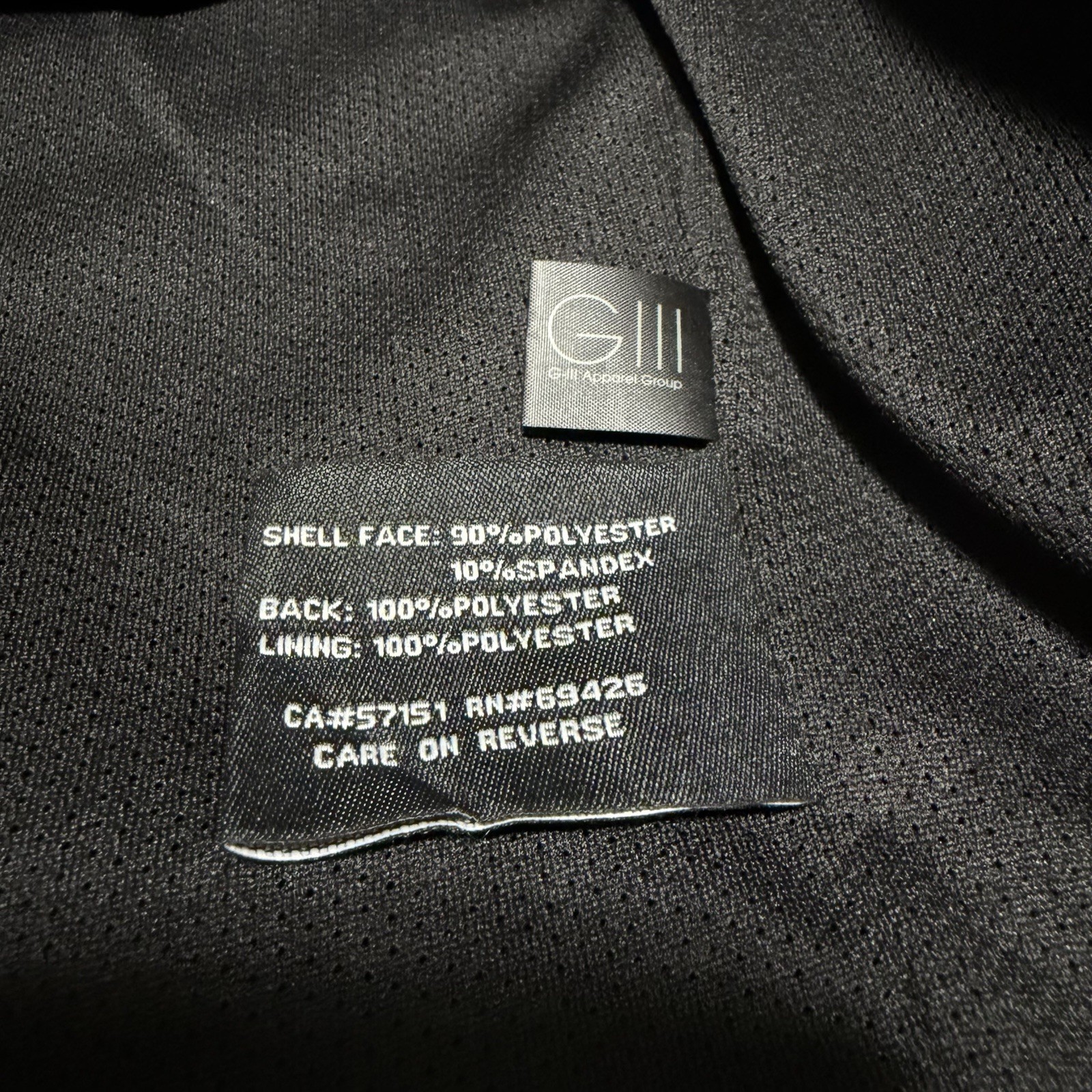 Black Rivet Overcoat Men’s L Black Full Zip Button Front Polyester Blend