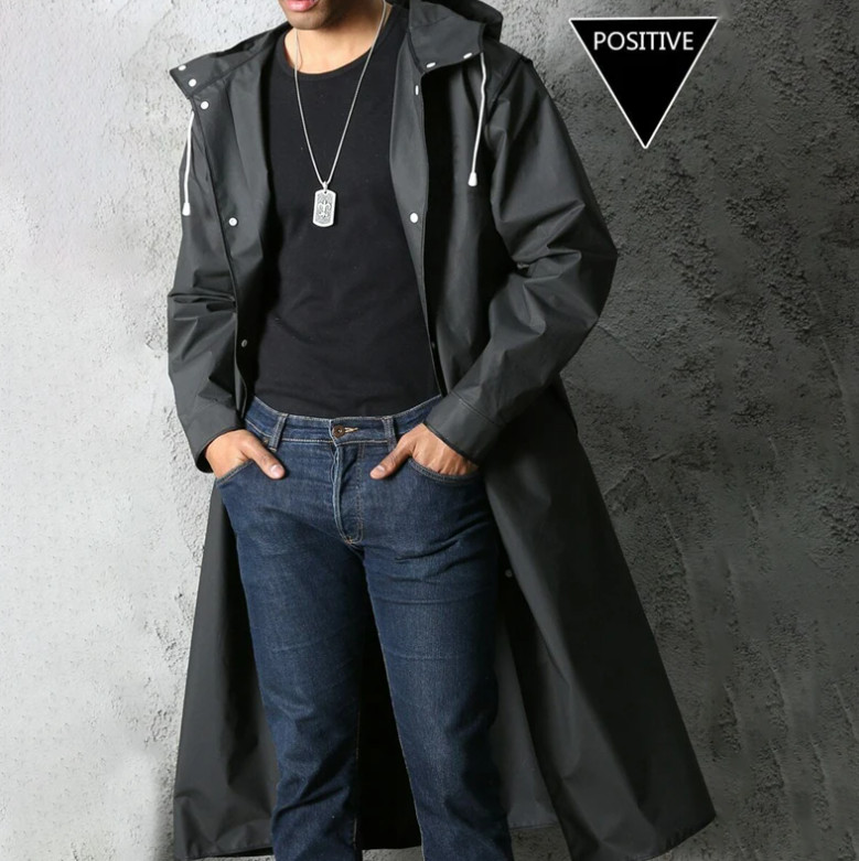 Unisex Adult Waterproof Raincoat Rain Coat Hooded Jacket Poncho Rainwear Camping