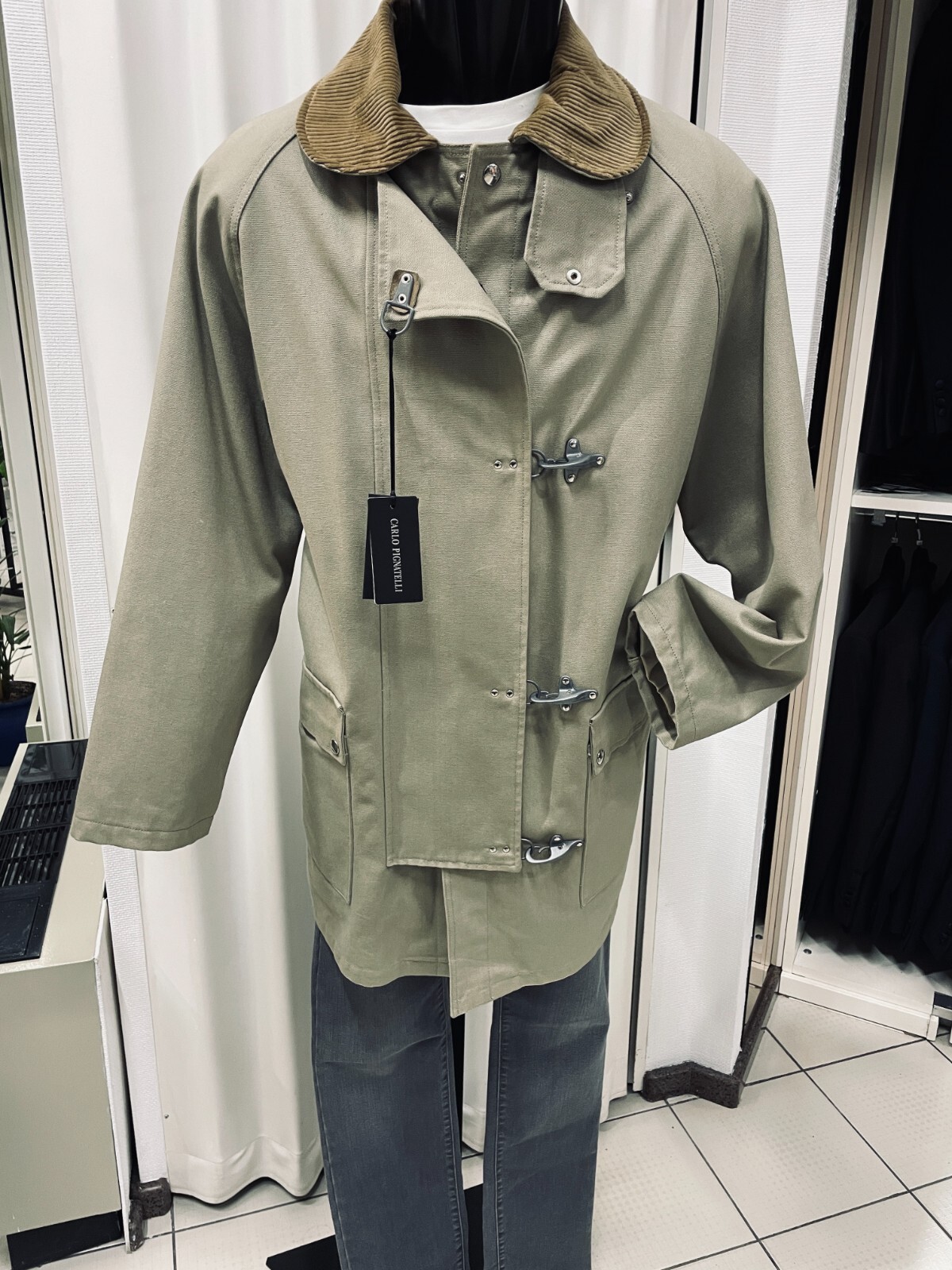 GIUBBOTTO UOMO FIRMATO CARLO PIGNATELLI JACKET MAN ITALIAN DESIGNER+