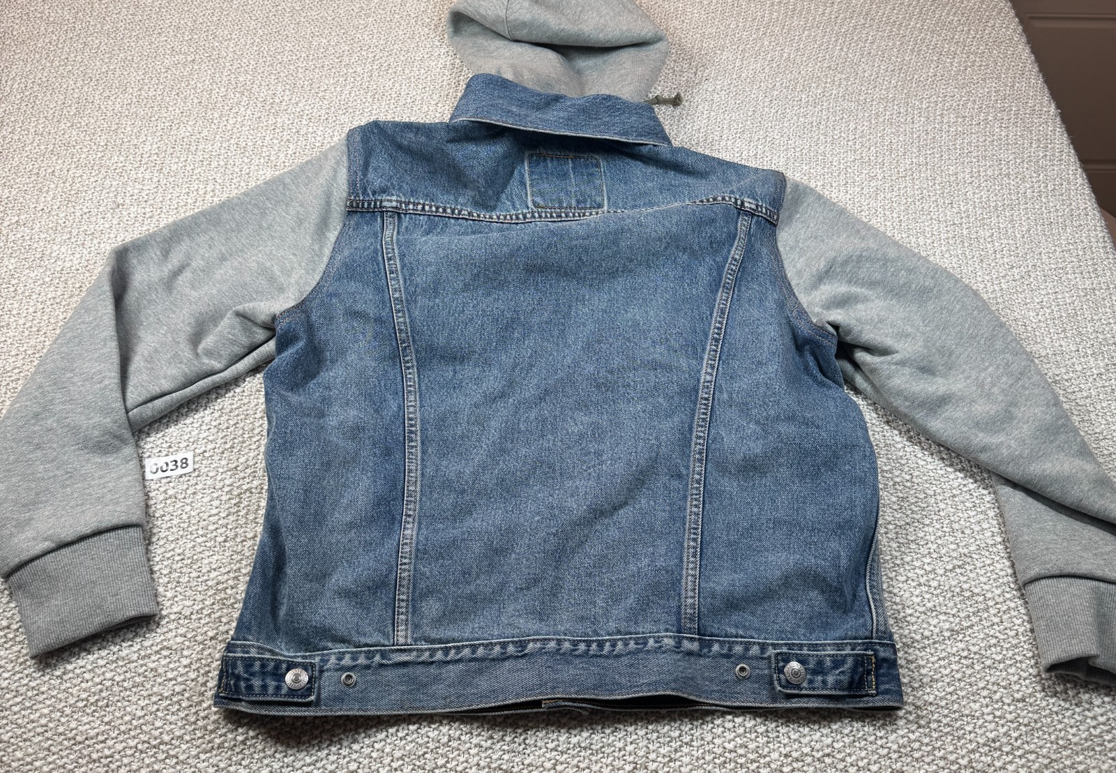 Levi’s Hybrid Hoodie V Trucker Jacket Blue Men’s M Denim Hooded 0038/0039