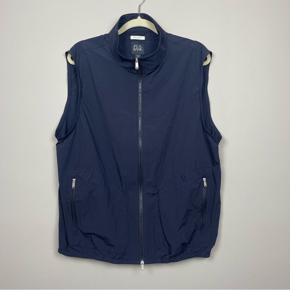 Jos. A. Bank Tailored Fit Navy Men’s Nylon Spandex Vest SZ XXL