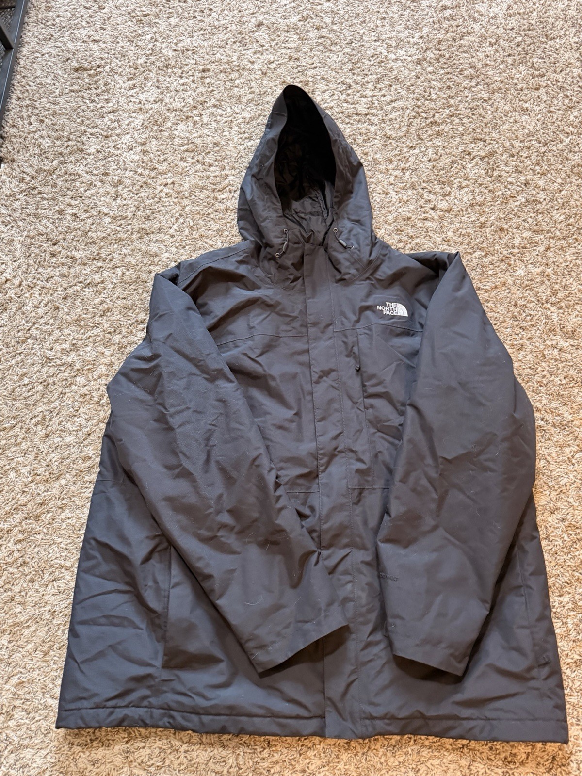 The North Face Puffer Jacket Black Zip Men’s Size XXL