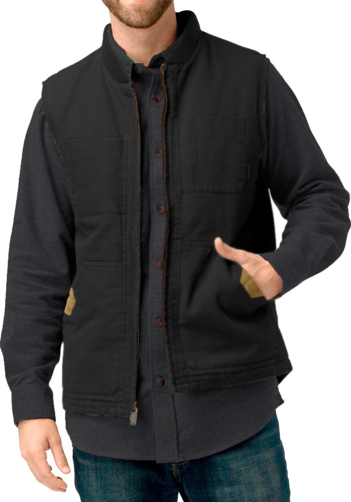 Venado Concealed Carry Vest for Men – Heavy Duty Canvas – Conceal Carry Pockets