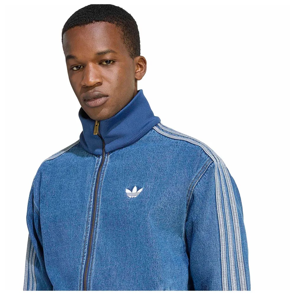 Men’s Adidas Originals Adicolor Denim Firebird Track Top Jacket KD1517 New