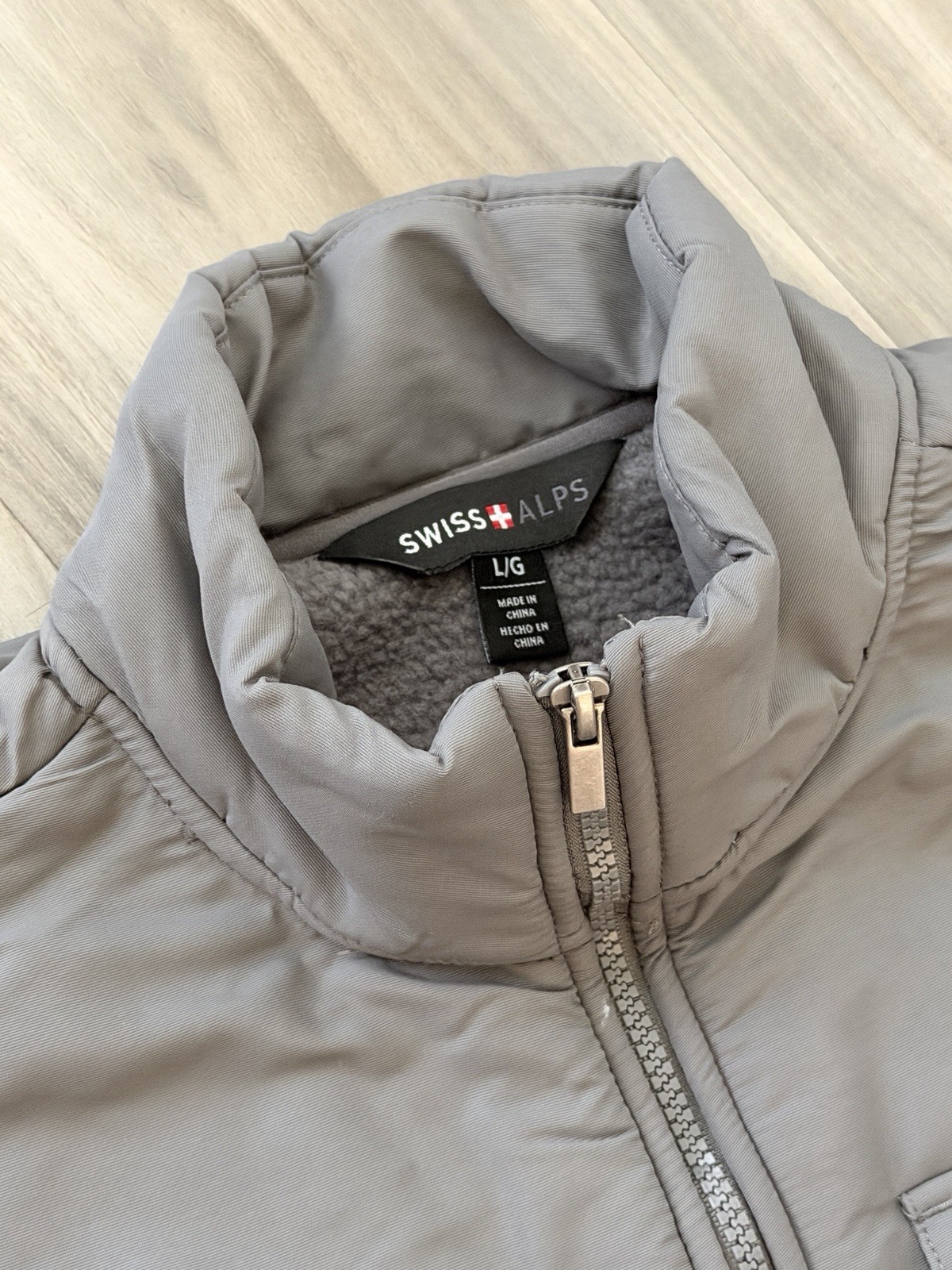 Swiss Alps Mens Full Performance Polar Fleece Jacket Sweatshirt with Pockets