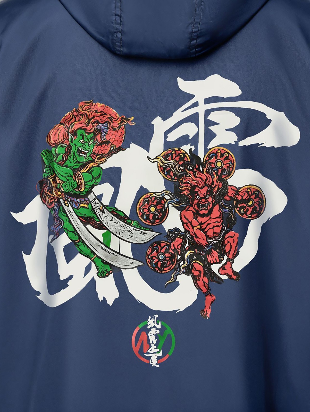 Niepce Streetwear Japanese Twin Gods Windbreaker Jacket for Men