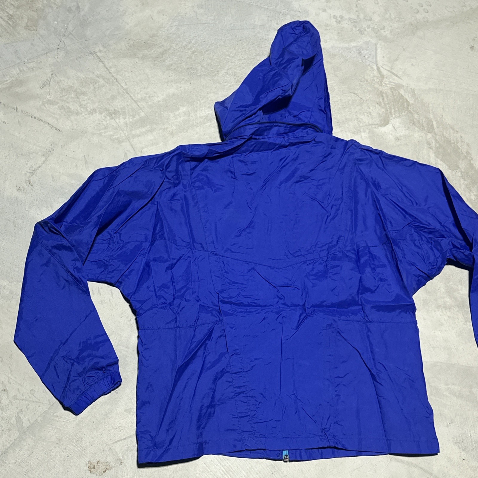 Vintage Nike Lightweight Windbreaker Jacket Silver Tag Blue Nylon 90’s Men’s S