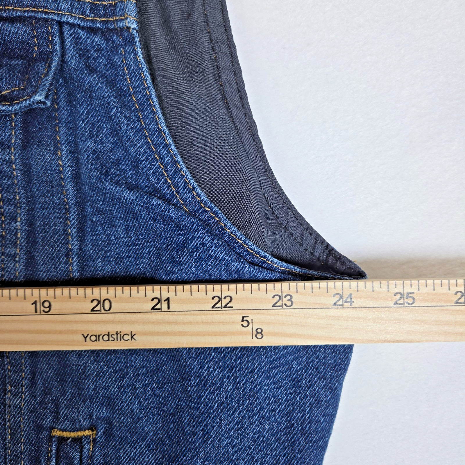 NRA vintage authentic mens LG denim snap vest concealed carry weapon holds ammo