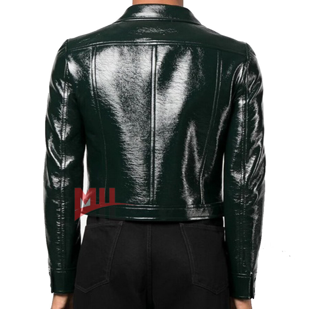 New Handmade Men’s Black Color Real Cowhide Leather Jacket, Stylish Biker Jacket