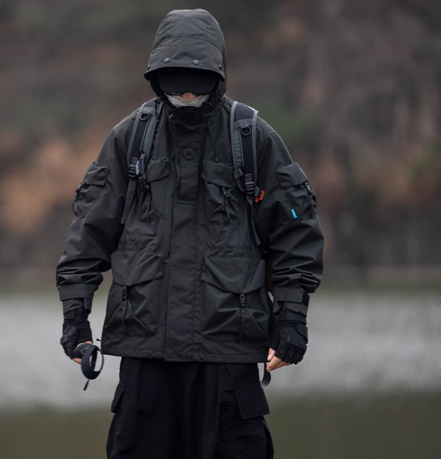Techwear Heavy Tactical Wilderness Jacket Anorak J88 Streetwear Coat Windbreaker