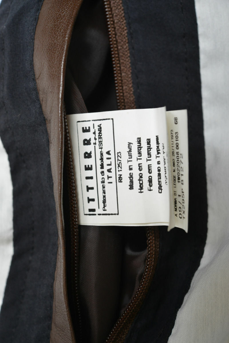 Ferre Milano Perforated Leather Jacket w Detachable Sleeves US S M L XL 2XL 3XL