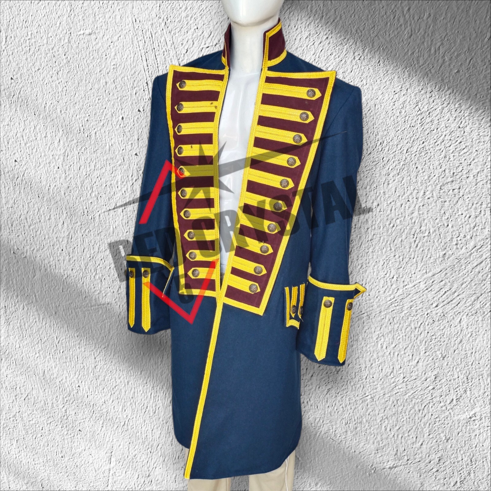 Royal Naval Officer Frock / Jacket, Historical Frock Coat, British Royal Uniform