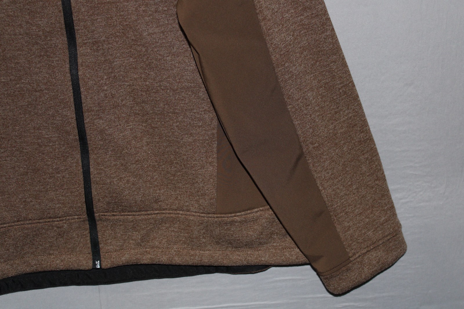 NRA Mens Brown Polyester/Cotton Full Zip Soft Shell Fleece Jacket Size 3XL