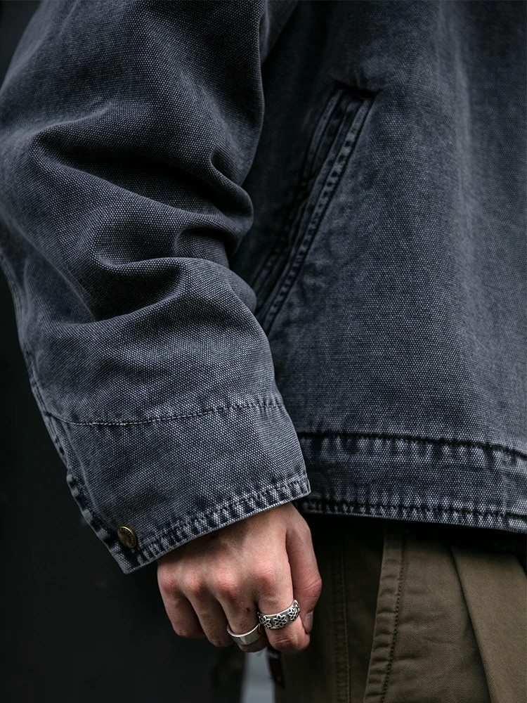 Japanese Vintage High Quality Cargo Jacket Mens Clothing Outdoor Casual Jacket