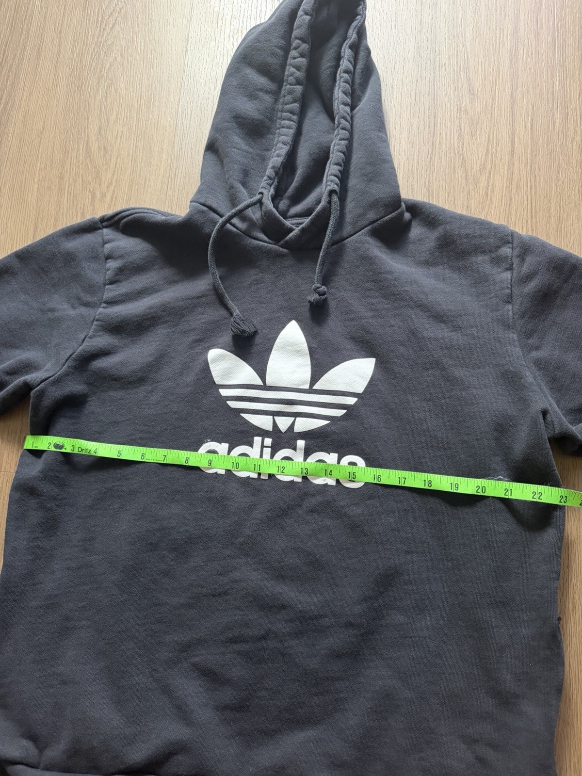 Adidas Originals Trefoil Hoodie Men’s XL Black Pullover Sweatshirt Logo