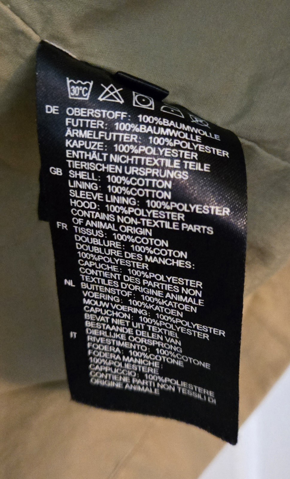 Brandit Men’s Military Half Season Britannia Camel Jacket w/Hidden Hood