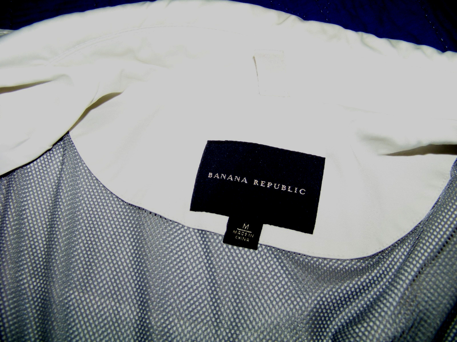 Men’s Banana Republic Lightweight Jacket – M – Button and Zip Front
