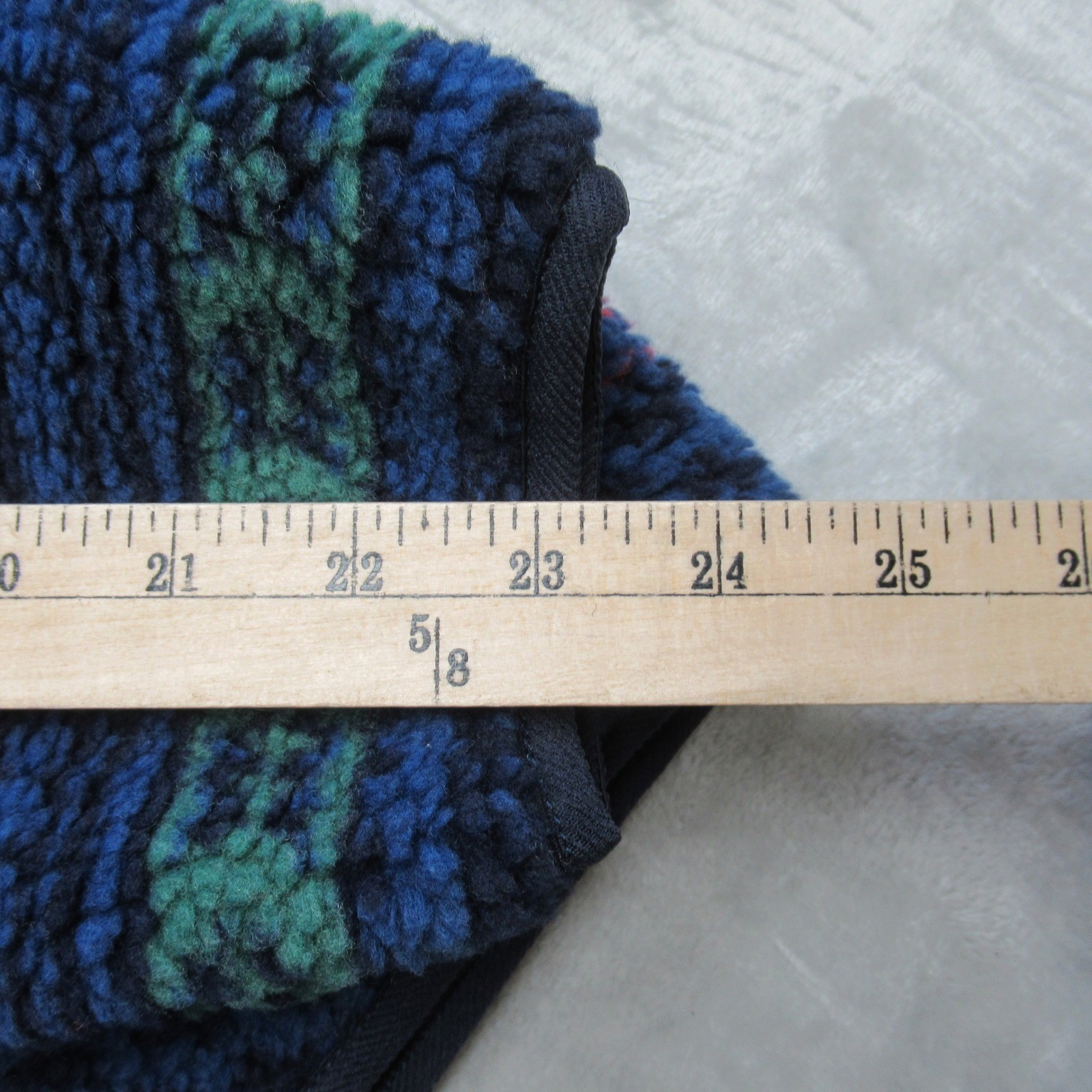 Alpine Design Jacket Men Medium Blue Sherpa Fair Isle FullZip Aztec WARM $98 NEW