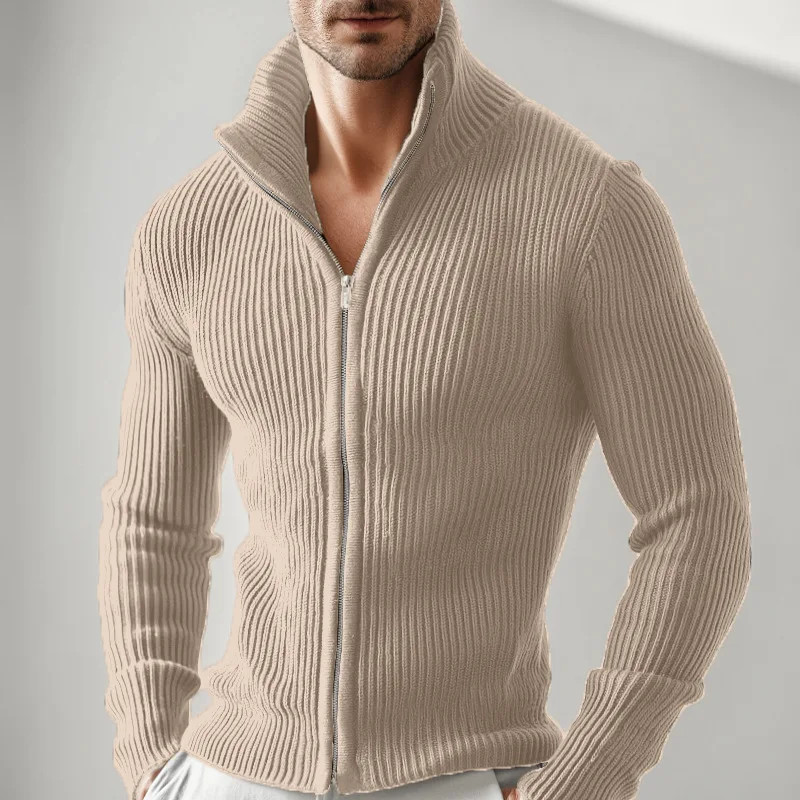 2026 New Spring and Autumn Sports Casual Solid Color Fashion Men’s Jacket, Men’s