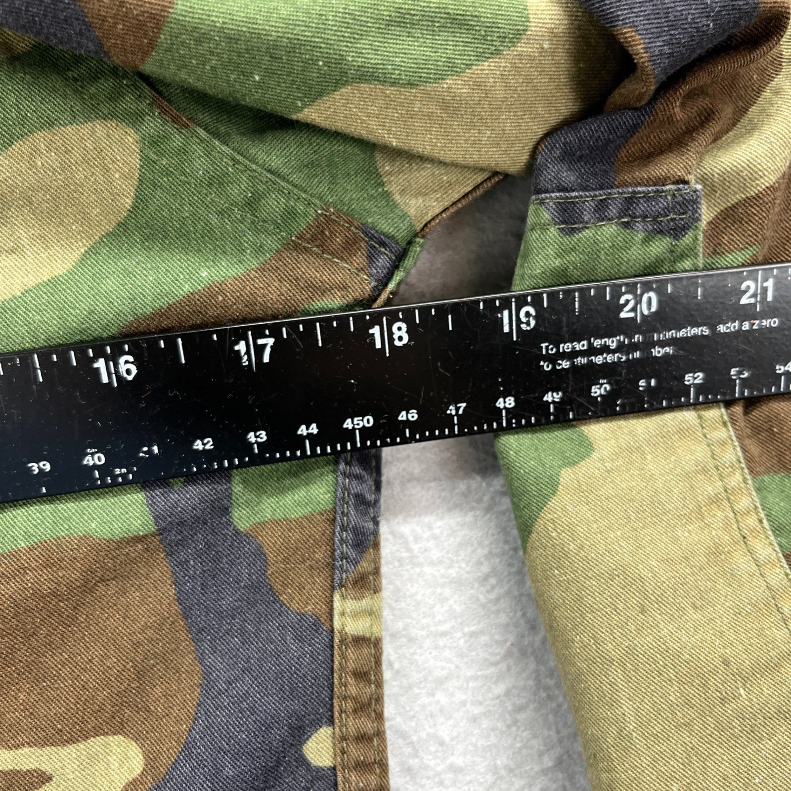 US Army Combat Shirt Top Small Short BDU Woodland Camo Jacket Tactical Military