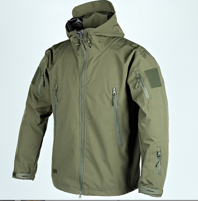 Men’s Tactical Jacket Waterproof Soft Shell Military Warm Outdoor Work Coat