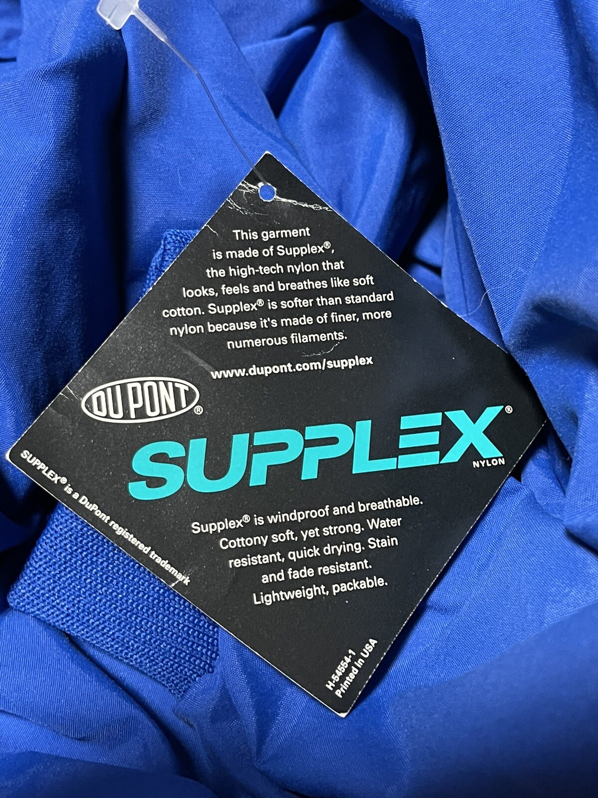 VTG NWT Sportsmaster Full Zip Jacket Men’s 3XL Blue Vented Plumbers 98 Union Yes