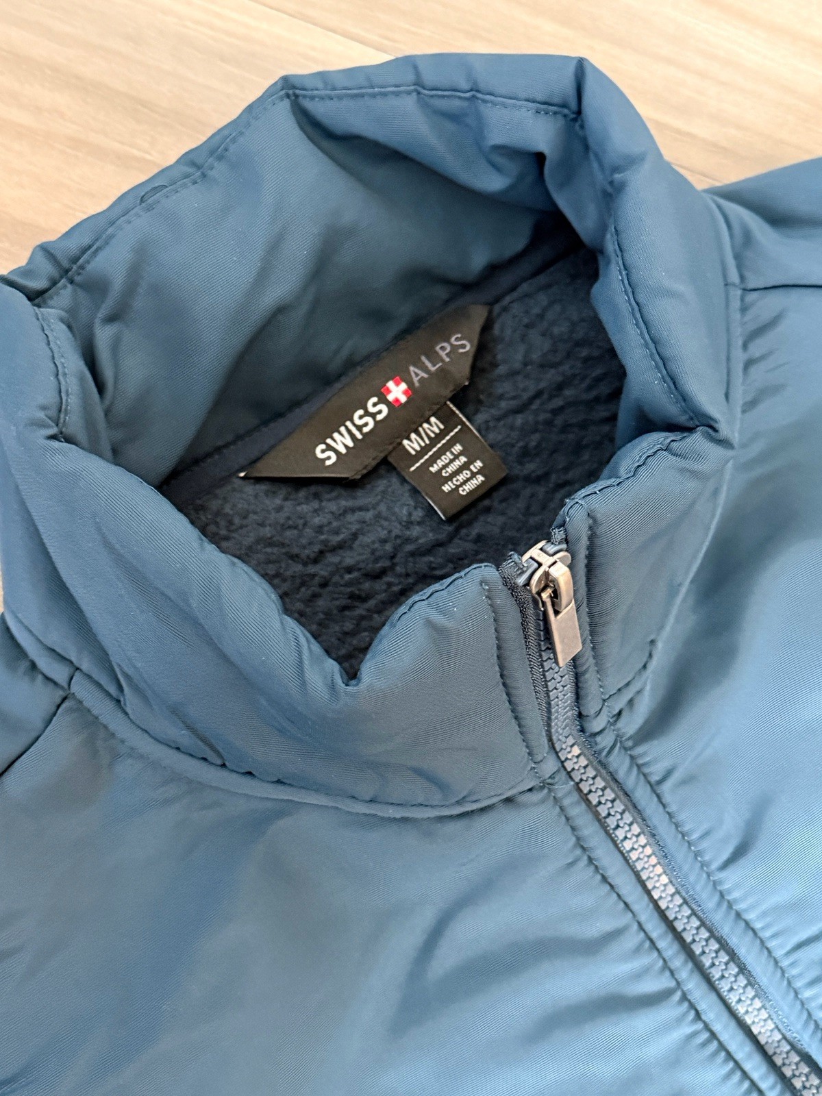 Swiss Alps Mens Full Performance Polar Fleece Jacket Sweatshirt with Pockets