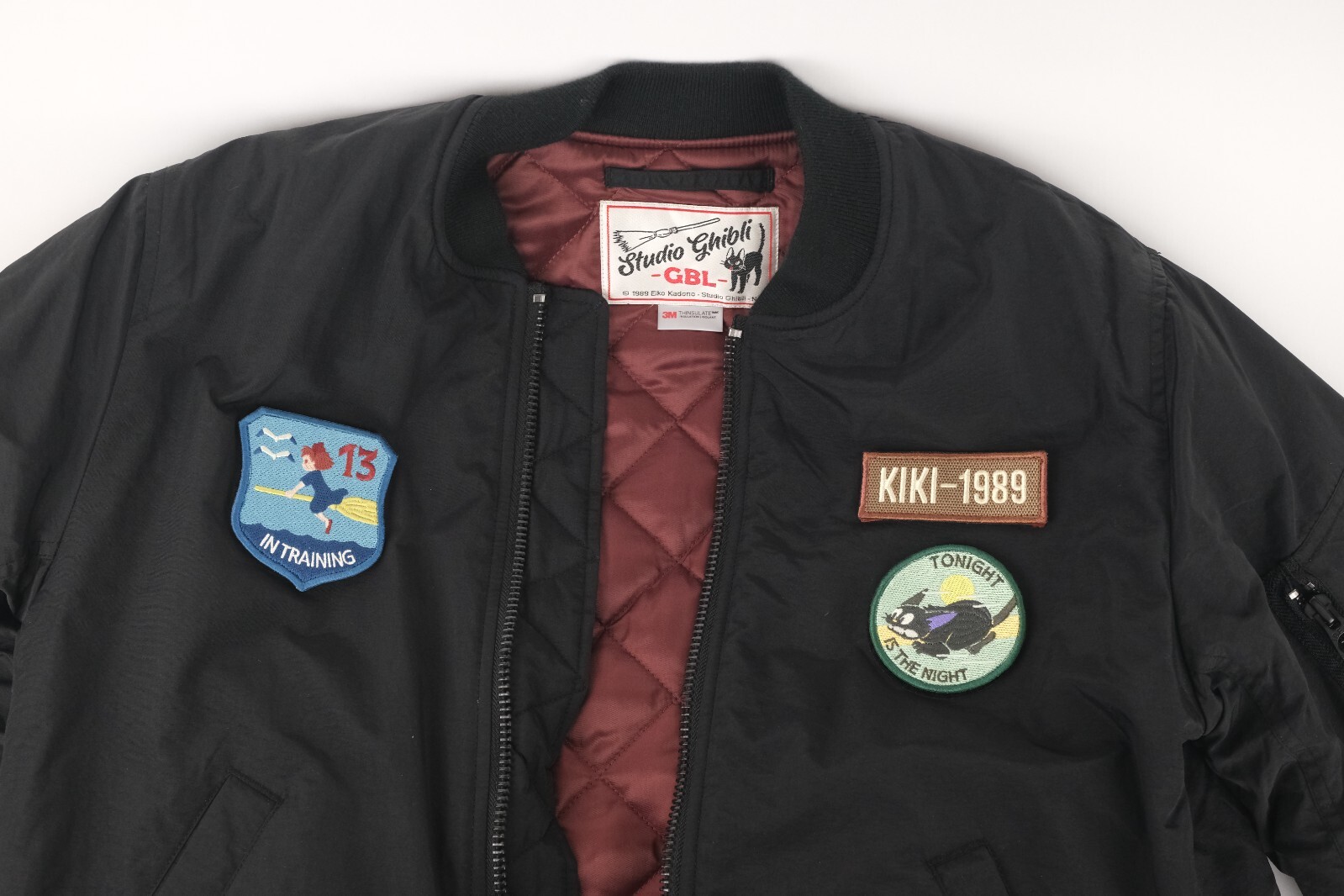 Studio Ghibli Kiki’s Delivery Service MA-1 Bomber Jacket Size L NWT US Seller