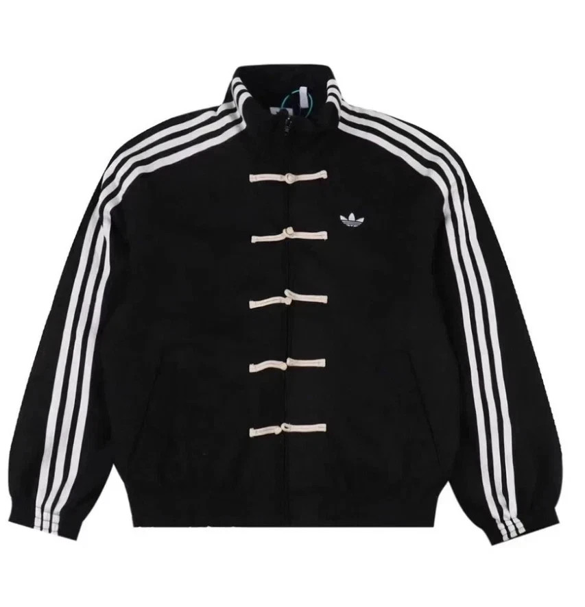 Adidas Chinese Horse Year Limite Chinese Stand Collar Casual Jacket Black XS-4XL