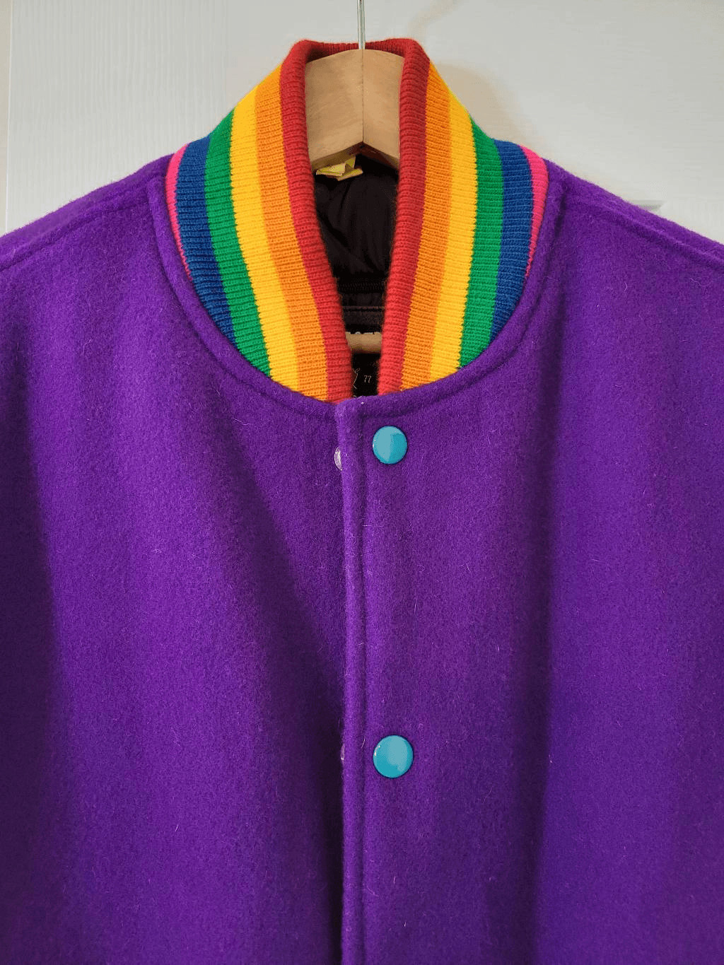 Stewart & Strauss custom Varsity Wool Jacket L