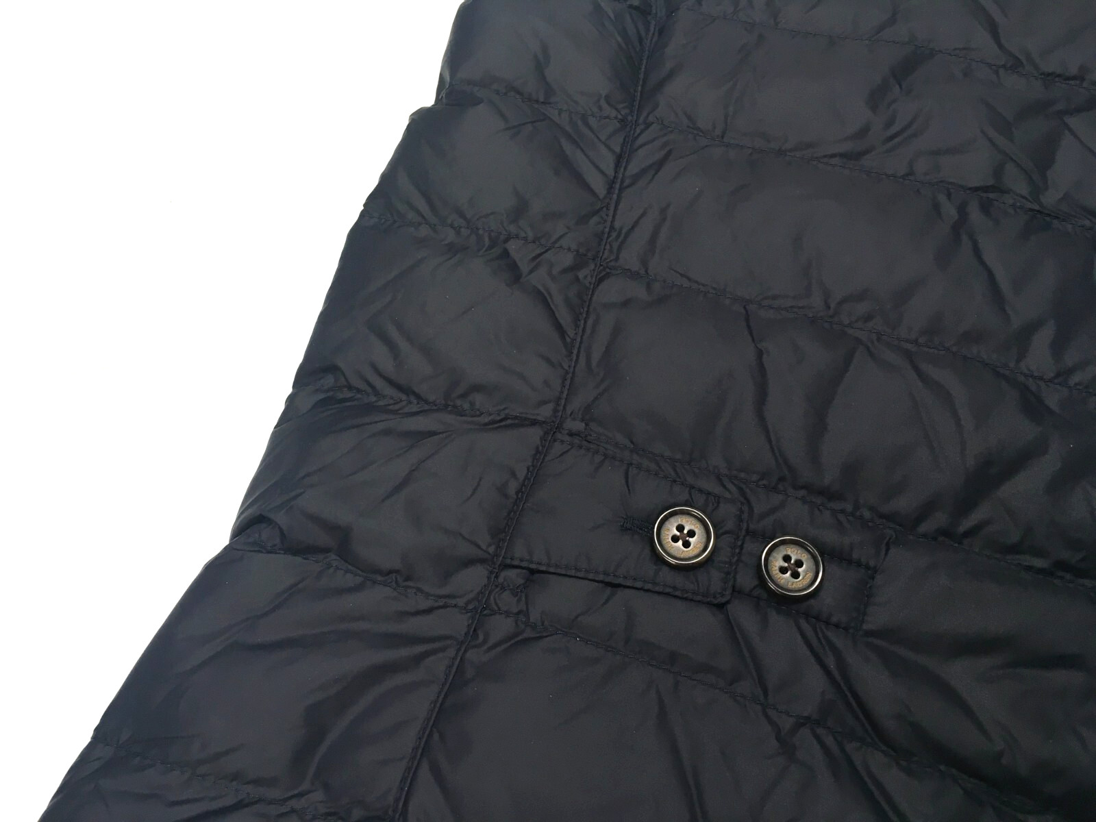 Polo Ralph Lauren Waterproof Insulated Jacket Suit Waistcoat Vest Pinstriped XL