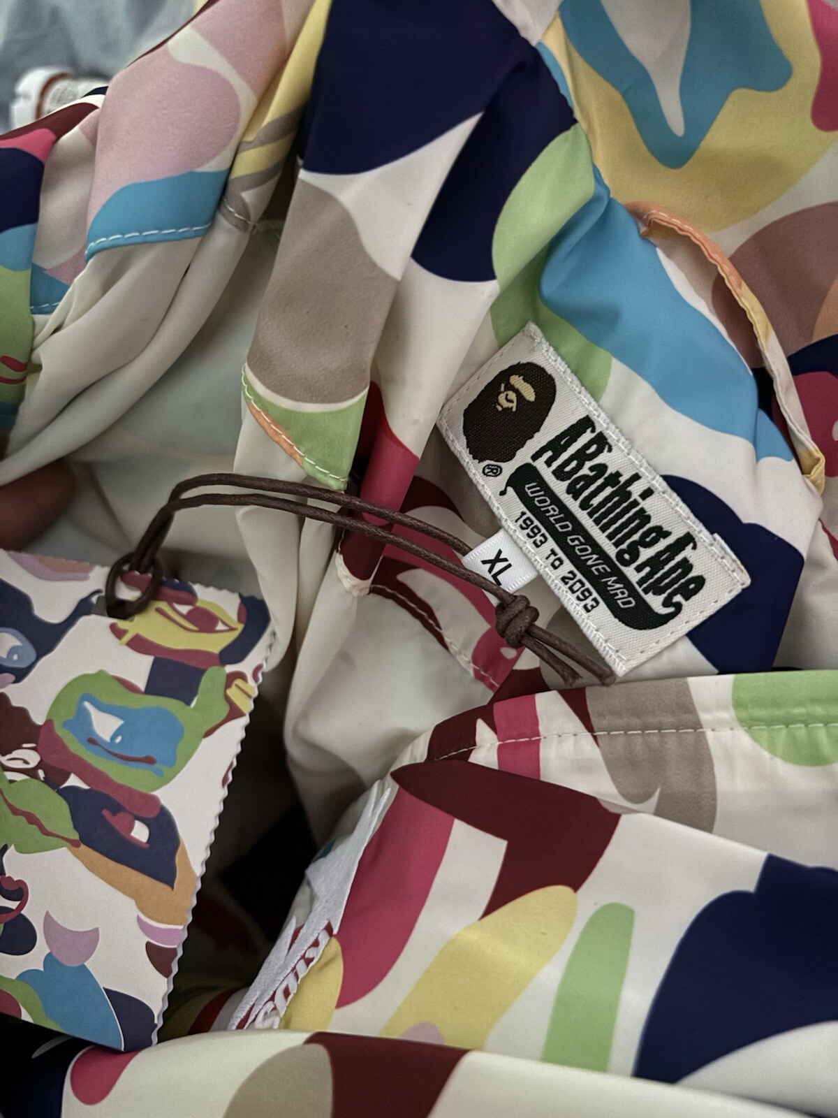 A BATHING APE Bape x Kidsuper Camo Lightweight Jacket «Multi Size XL *US SELLER*