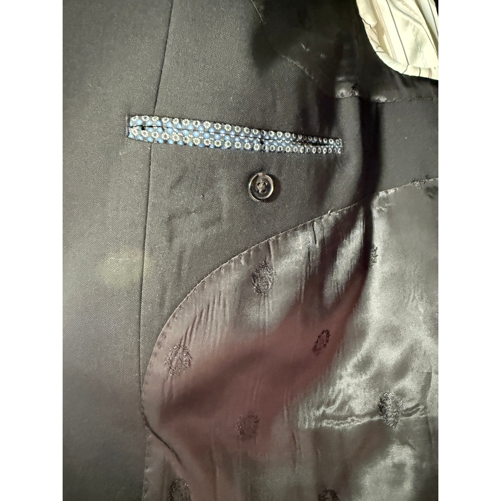 Ralph Lauren Men’s dark gray Wool Blend Blazer Jacket Size 48R Business