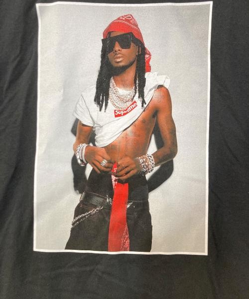Playboi Carti T-Shirt Black M Cotton Rare Logo Mens