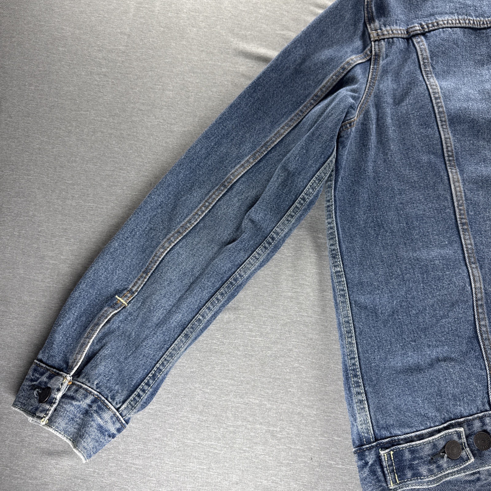 Levi’s Strauss Denim Jacket Men Trucker 72334 Large Button Up Classic Western