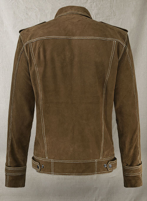 JOHN LENNON RUBBER SOUL (THE BEATLES) SUEDE SOFT LAMBSKIN LEATHER JACKET MEN’S