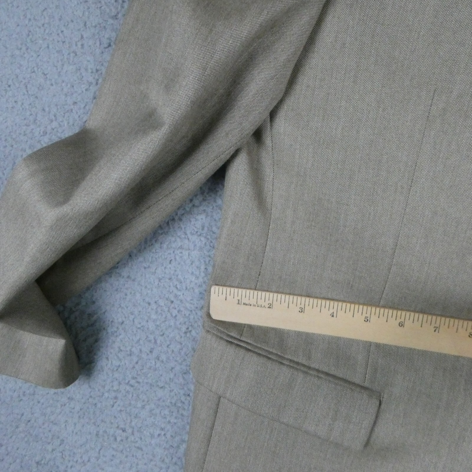 Lauren Ralph Lauren Mens Blazer 42R Sport Coat Tan Paisley Lined Two Button