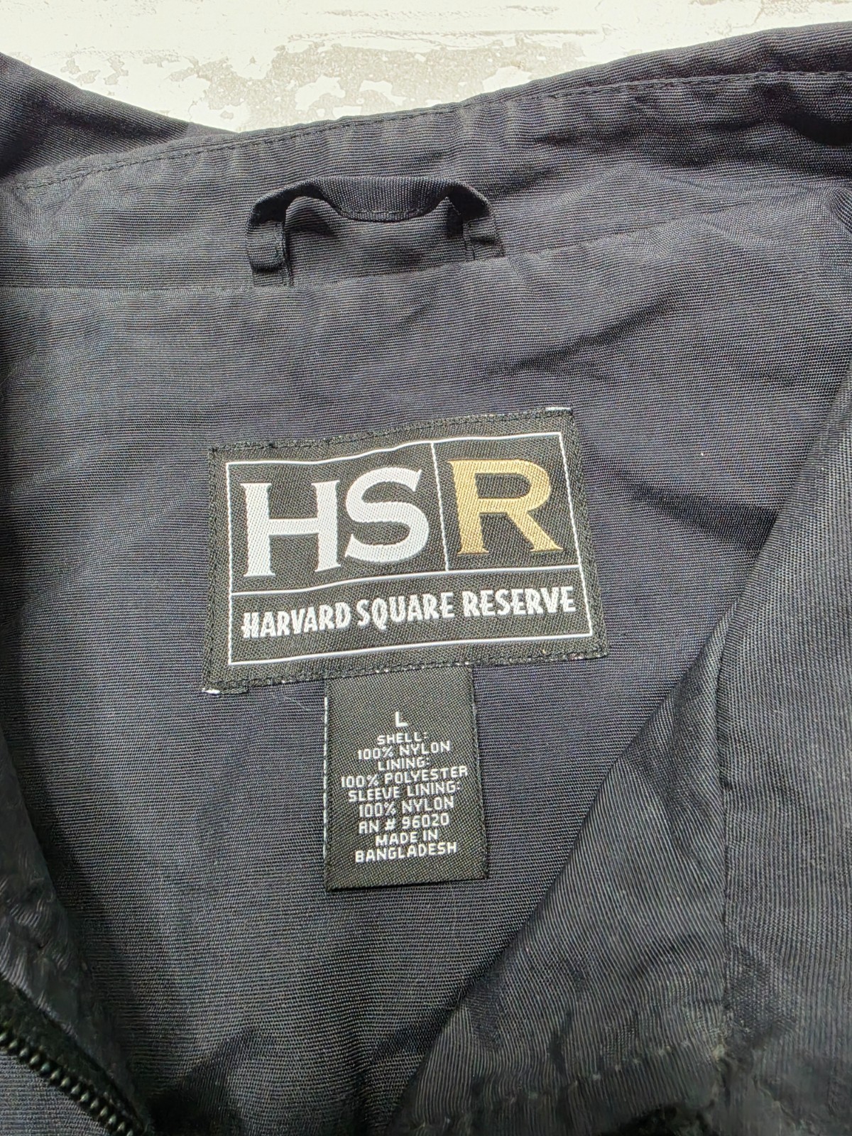 HSR Harvard Square Reserve NIKON Black Full Zip Jacket Adult Large