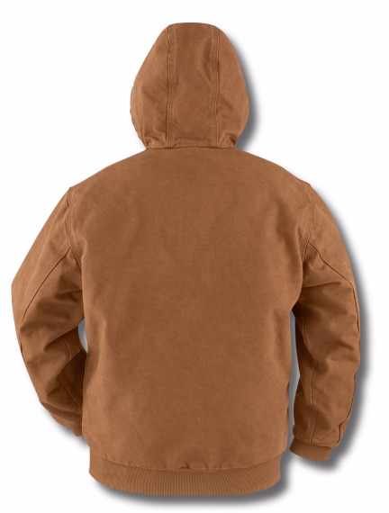 Men Sandstone Canvas Quilted Thermal Lined Duck Coat Winter Duck Jacket Work