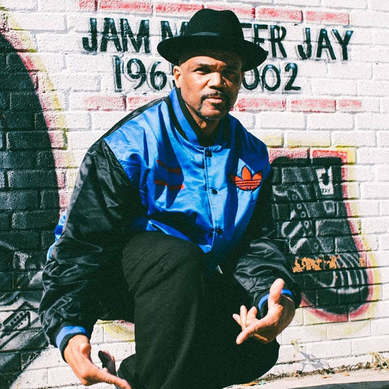 adidas Originals Run D. M.C. Varsity 80s Hollis Ny Hip Hop Bomber College