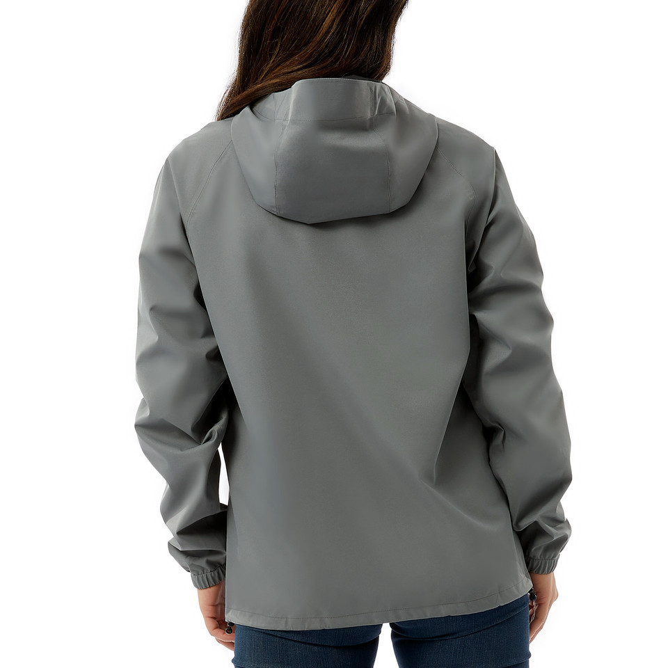 32 Degrees Cool Unisex UPF 50+ Waterproof Rain Jacket, GRAY, Men’s M /Women’s L