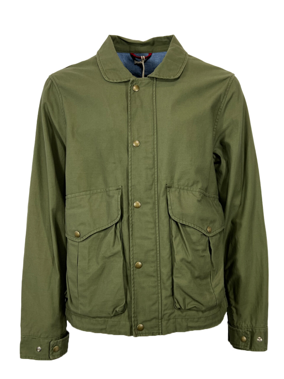 MANUFACTURA CECCARELLI green cotton jacket 6028 DE 100% cotton MADE IN ITALY