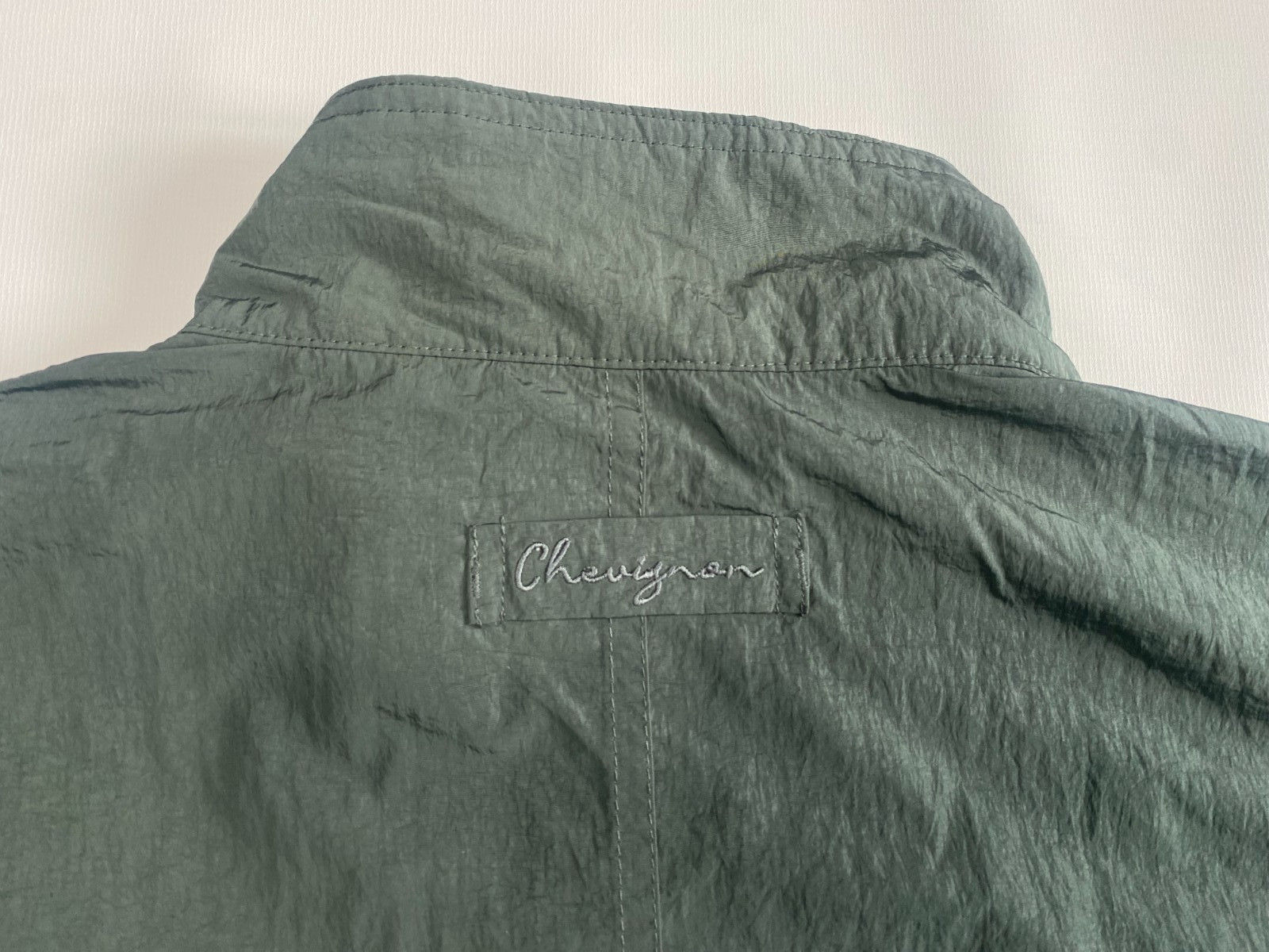 Chevignon Windbreaker «Charcoal» Green 105cm (41 inches) EUC