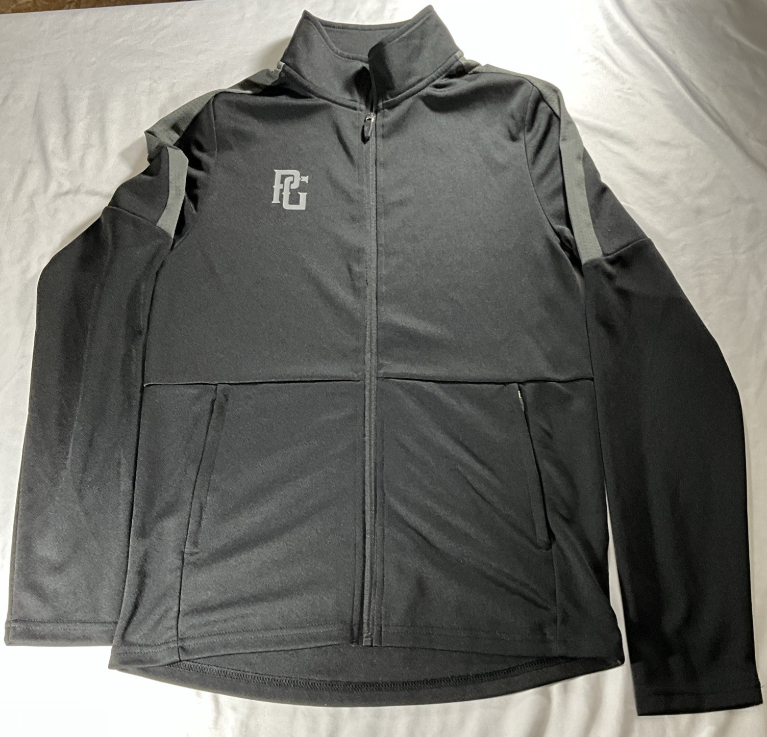 Perfect Game Apparel Baseball Full Zip Pockets Black Jacket Adult Small